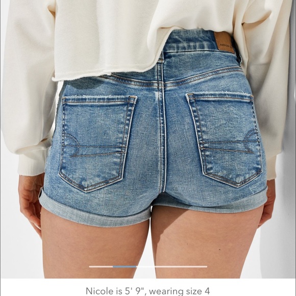 American Eagle 🦅 Curvy Hi-Rise Shorts - Picture 4 of 5